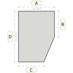 BettwarenShop Spannbettlaken mit Ecke rechts nach Maß Ultra-Stretch Jersey | apfel - grün