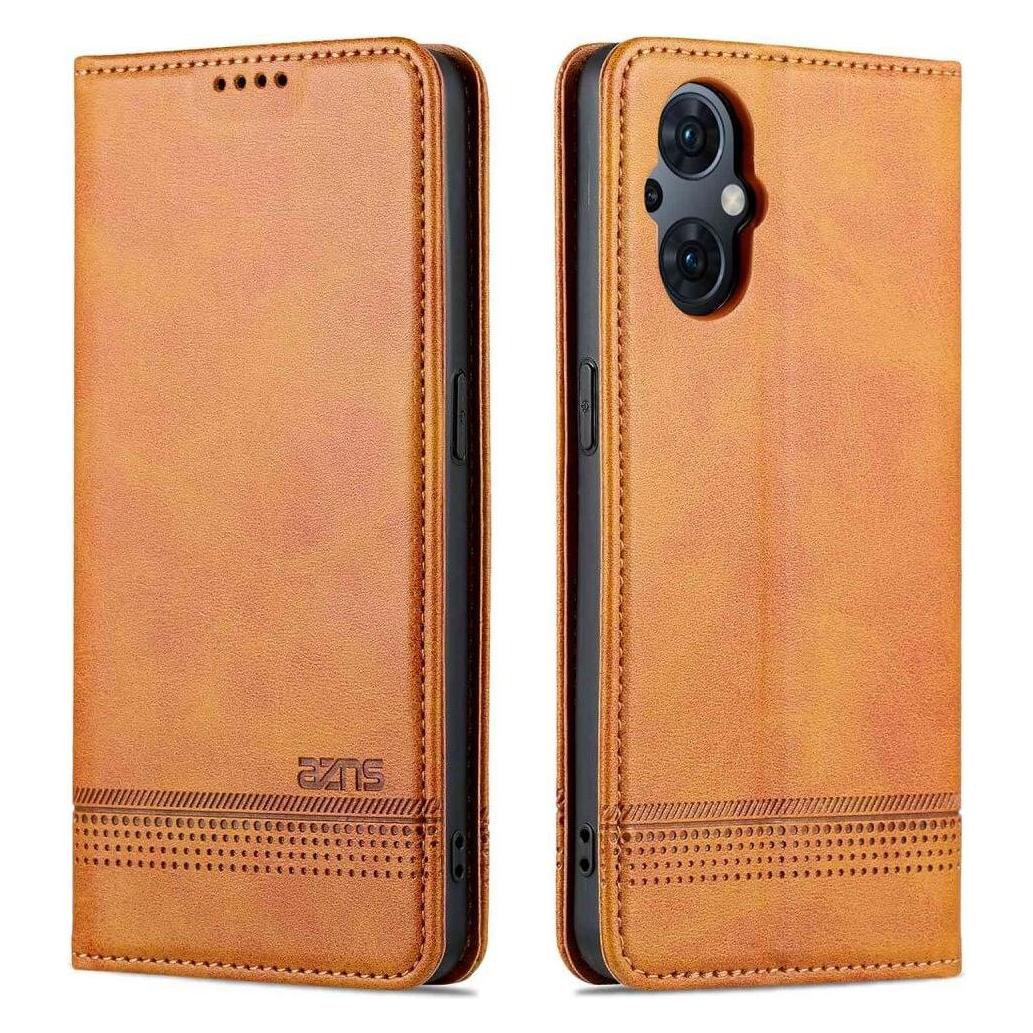 Cover-Discount OPPO Reno8 Lite - Stand Flip Case Hülle beige (Oppo Reno8 Lite) (660104581E)