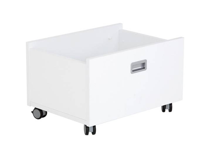 Paidi Rollbox, Weiss, Holzwerkstoff, 65x40.4x47 cm, Blauer Engel, Goldenes M, Rollen, rollbar, Ordnen & Aufbewahren, Deko- & Aufbewahrungsboxen, sonstige Boxen