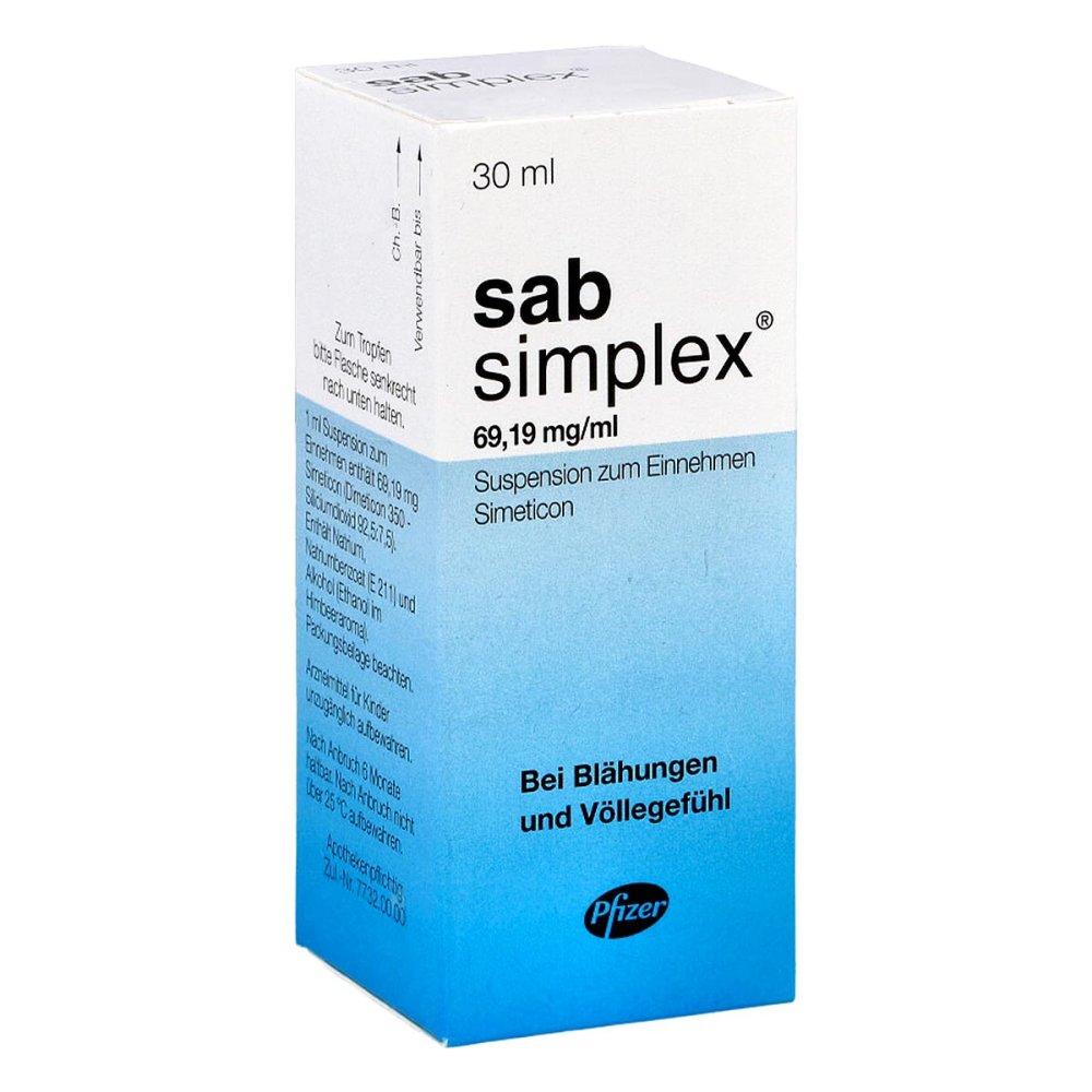 Pfizer Pharma GmbH Sab simplex Suspension zum Einnehmen 00893334