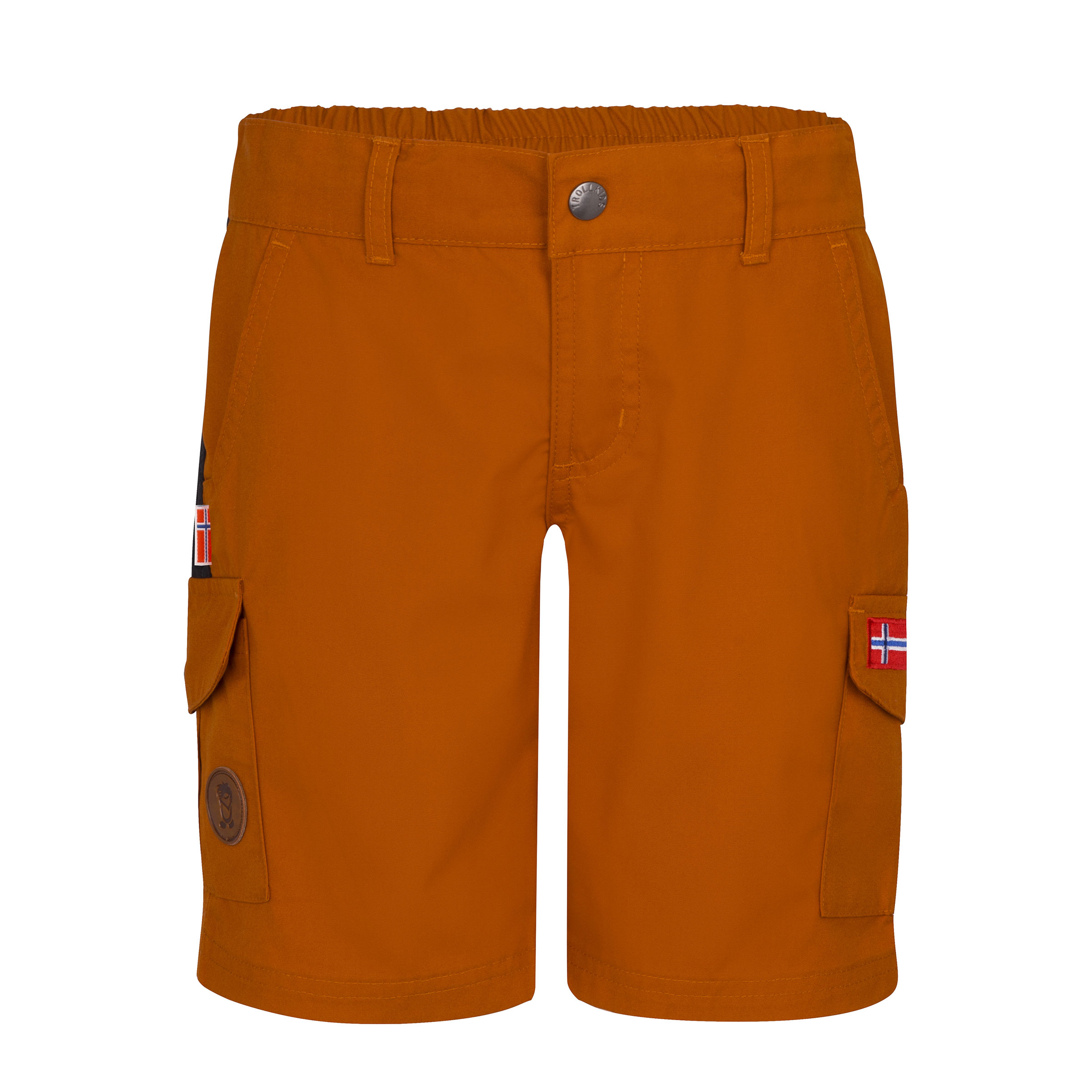 Trollkids Hammerfest Kinder Kurze Hosen braun Größe 146 Trekking Widerstandsfähig