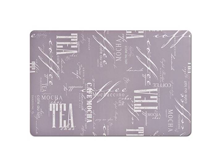 Zeller 26901 Platzset Coffee und Tea, 43,5 x 28,5 cm, grau