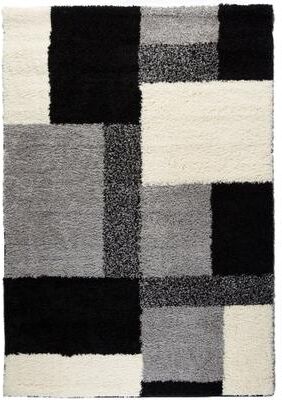 Well Woven Madison Shag Cubes Geometric Shag Area Rug