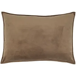Chic Antique Aix Kissebezug Velour 70x50cm, 50x70 cm, nougat