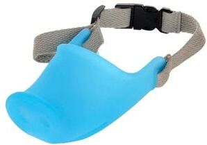 Uplifted Goods Pig Nose Breathable Mask For Dogs With Adjustable Design blue s