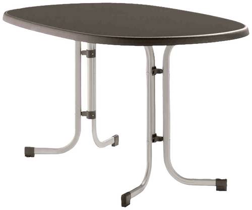 Sieger 252/A Boulevard-Klapptisch Mecalit 140x90x72 cm, graphit