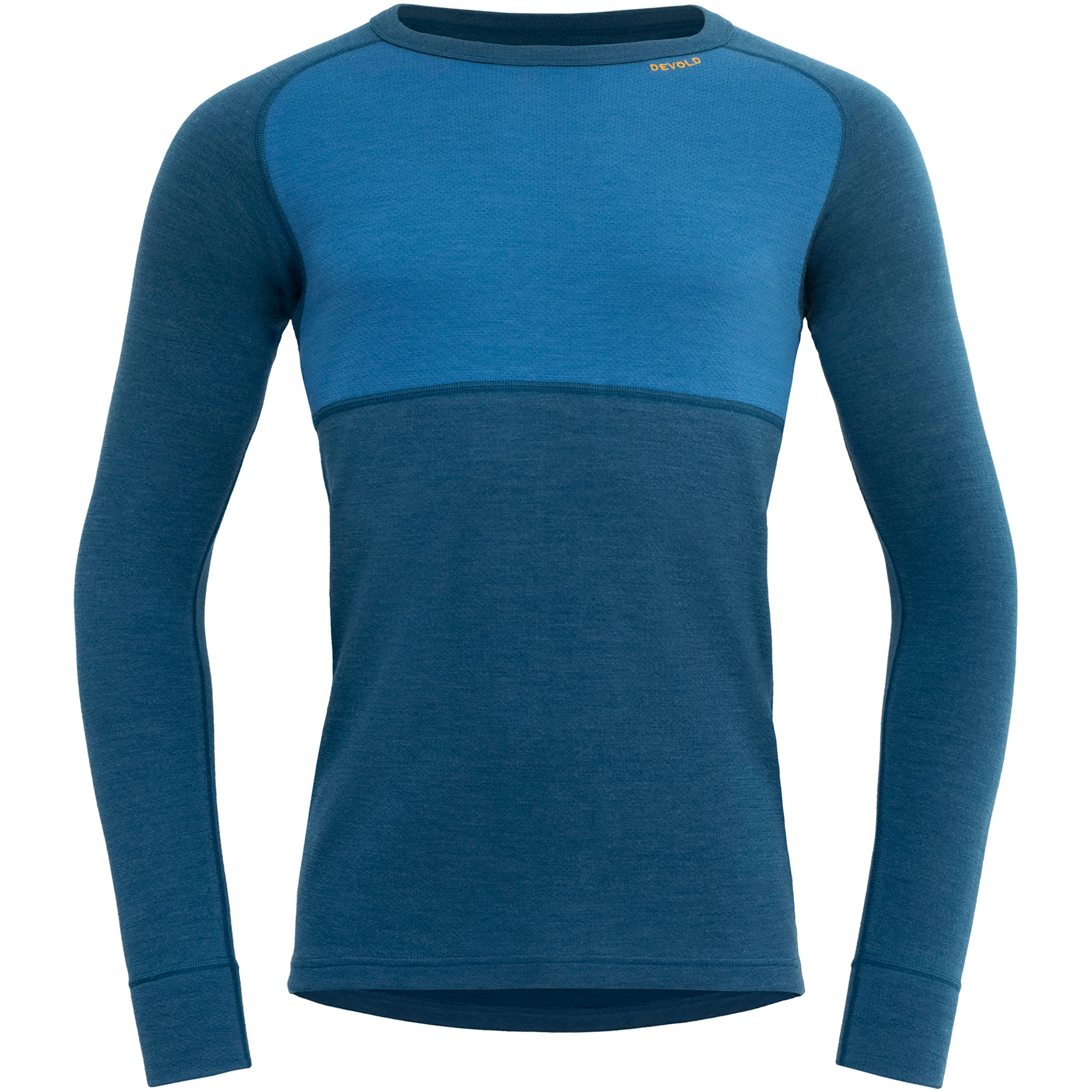 Devold Expedition Merino Silk Herren Langarm Unterhemden blau Größe L Trekking Hautfreundlich Merinowolle