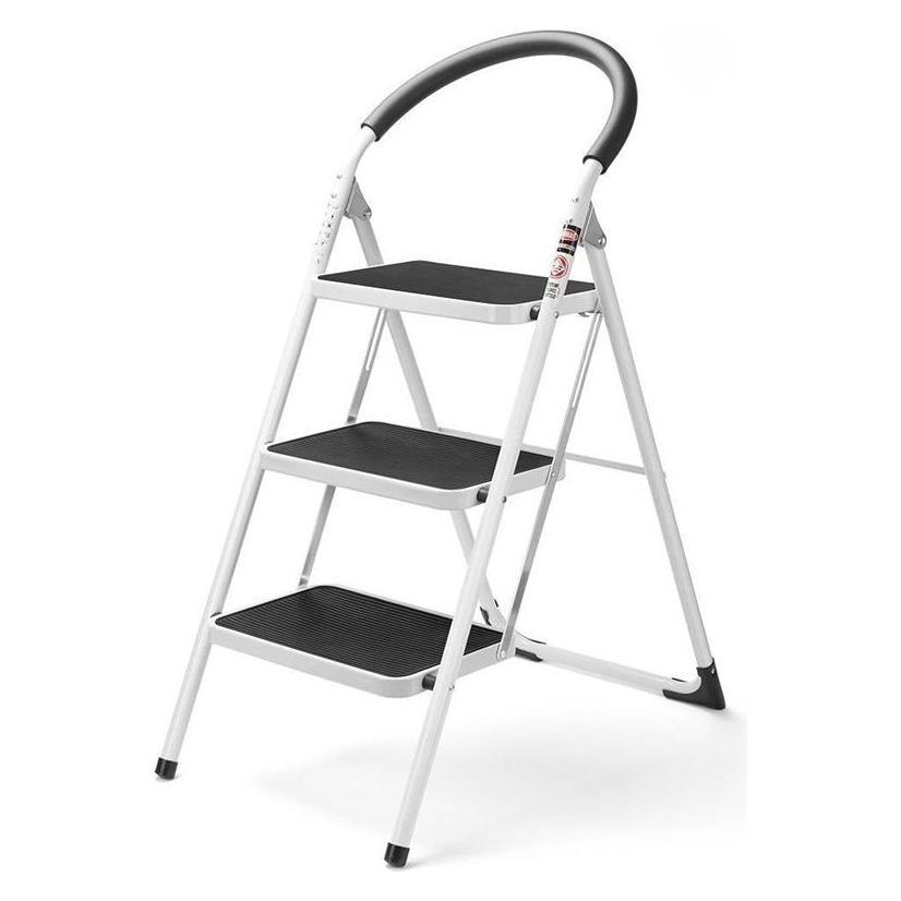 Haushalt 3 STEP STEEL LADDER BL-C103 WHITE (Stehleiter) (BL-C103)