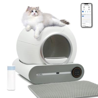 Smart Self Cleaning Cat Litter Box With App Control And Odor Management Smart Self Cleaning Cat Litter Box With App Control And Odor Management