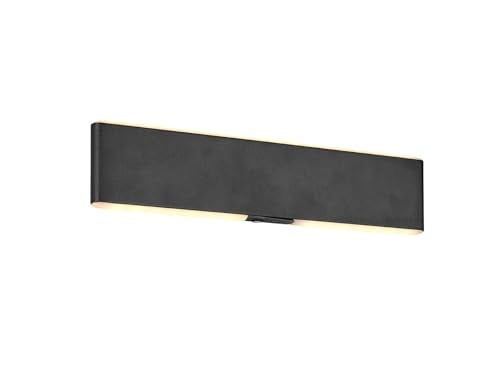 Trio Leuchten Conchita LED-wandlamp met accu, zwart, 32 cm