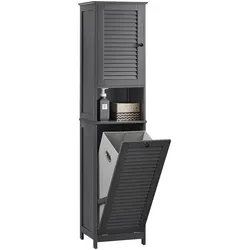 SoBuy, Badezimmerschrank, Bad Hochschrank (40 x 37 x 170 cm)