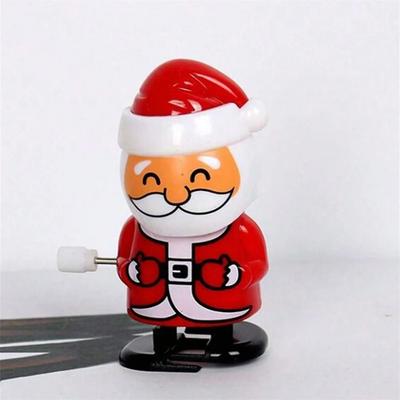 Uplift Essentials Festive Wind Up Jumping & Walking Holiday Figurines santa Claus