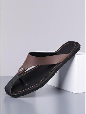 LightInthebox Men's Faux Leather Sandals – Versatile, Stylish, and Comfortable for Poolside and Resort Adventures