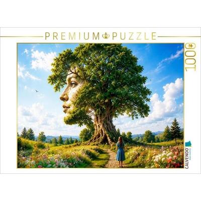 CALVENDO Puzzle Die Seele des Waldes | 1000 Teile Lege-Größe 64x48cm Foto-Puzzle für glückliche Stunden