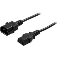 IEC-Kabel C13/C14, Verlängerungskabel schwarz, 10A, 180cm