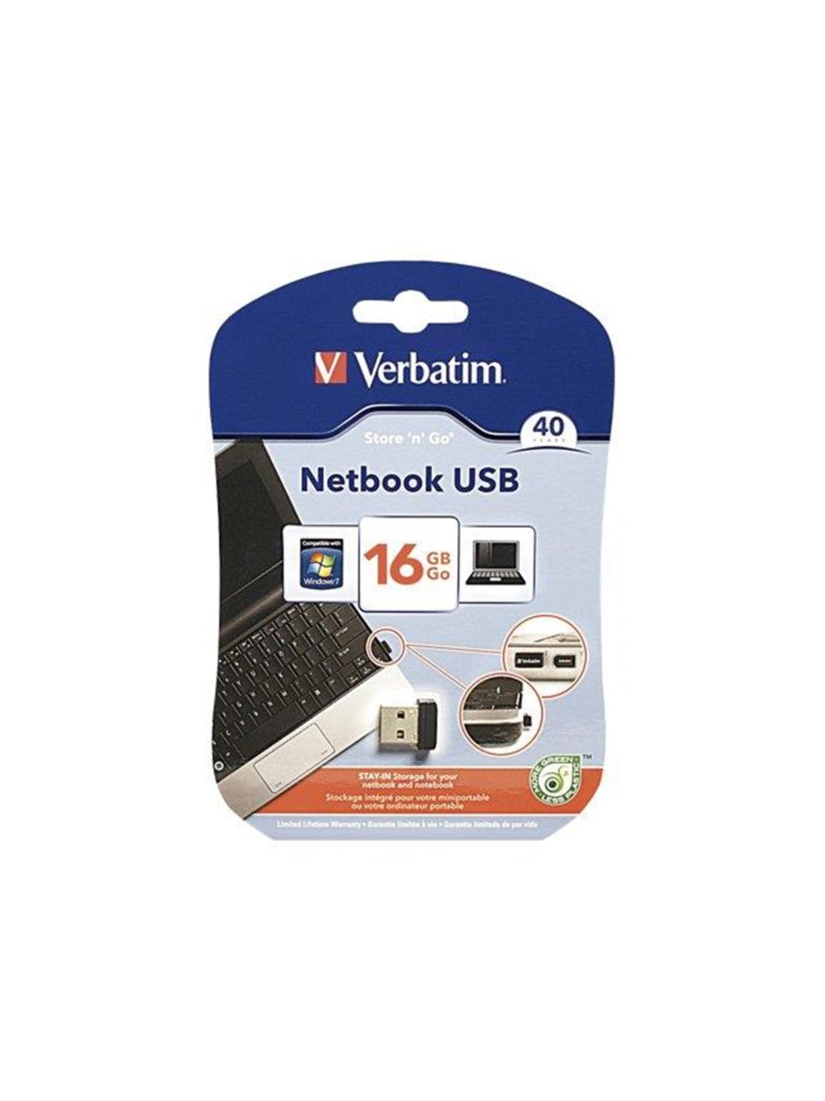 Verbatim Nano Store'n Stay - 16GB - USB-Stick