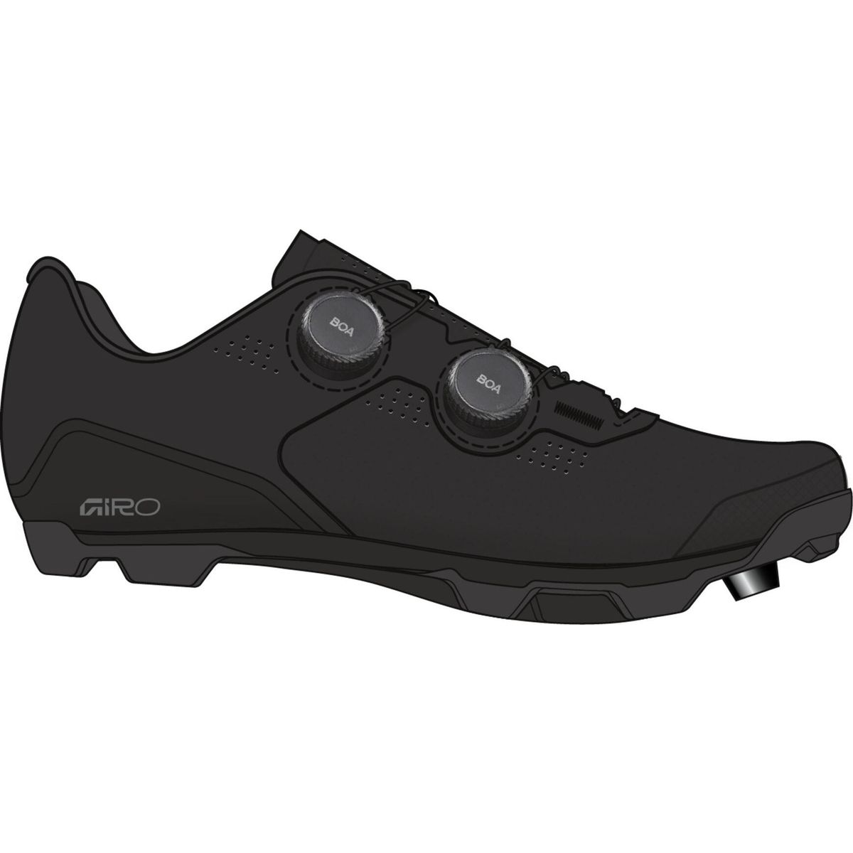 Giro Regime XC black 42 260193-006