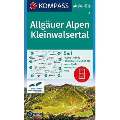 KOMPASS Wanderkarte Allgäuer Alpen, Kleinwalsertal, Sonstige von , Kompass-Karten, 978-3-99044-467-2