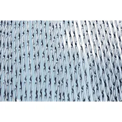 CASA Türvorhang ALBI 1 Größe: 90x210cm Farbe: schwarz transparent