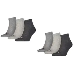 Puma Quarter Socken 6-Pack melange 4.0 - 39-42 - 39-42