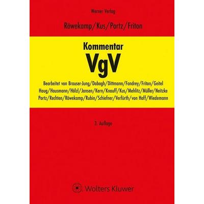 Kommentar zur VgV, Gebundene Ausgabe von , Werner, 978-3-8041-5658-6