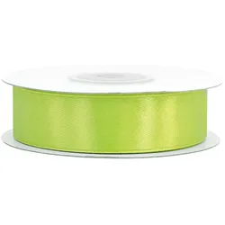 Creativery 18mm Satinband 25m Schleifenband Geschenkband Stoffband Bänder Hellgrün Maigrün