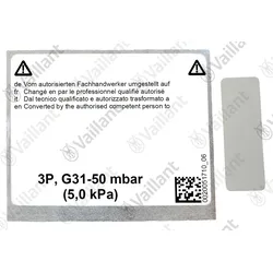 VAILLANT Umstellsatz, H-P (DE/AT) Vaillant-Nr. 0020253189
