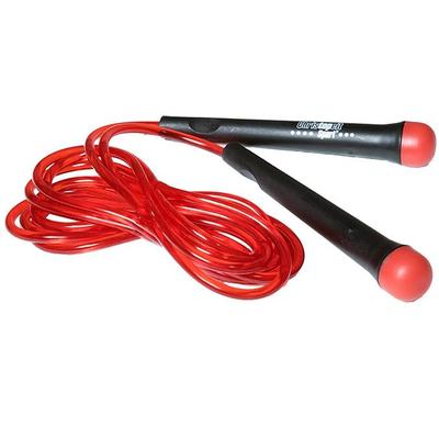 Springseil CHRISTOPEIT SPORT "Springseil Speed", rot, Springseile, 276cm, Polyethylen, L:276cm