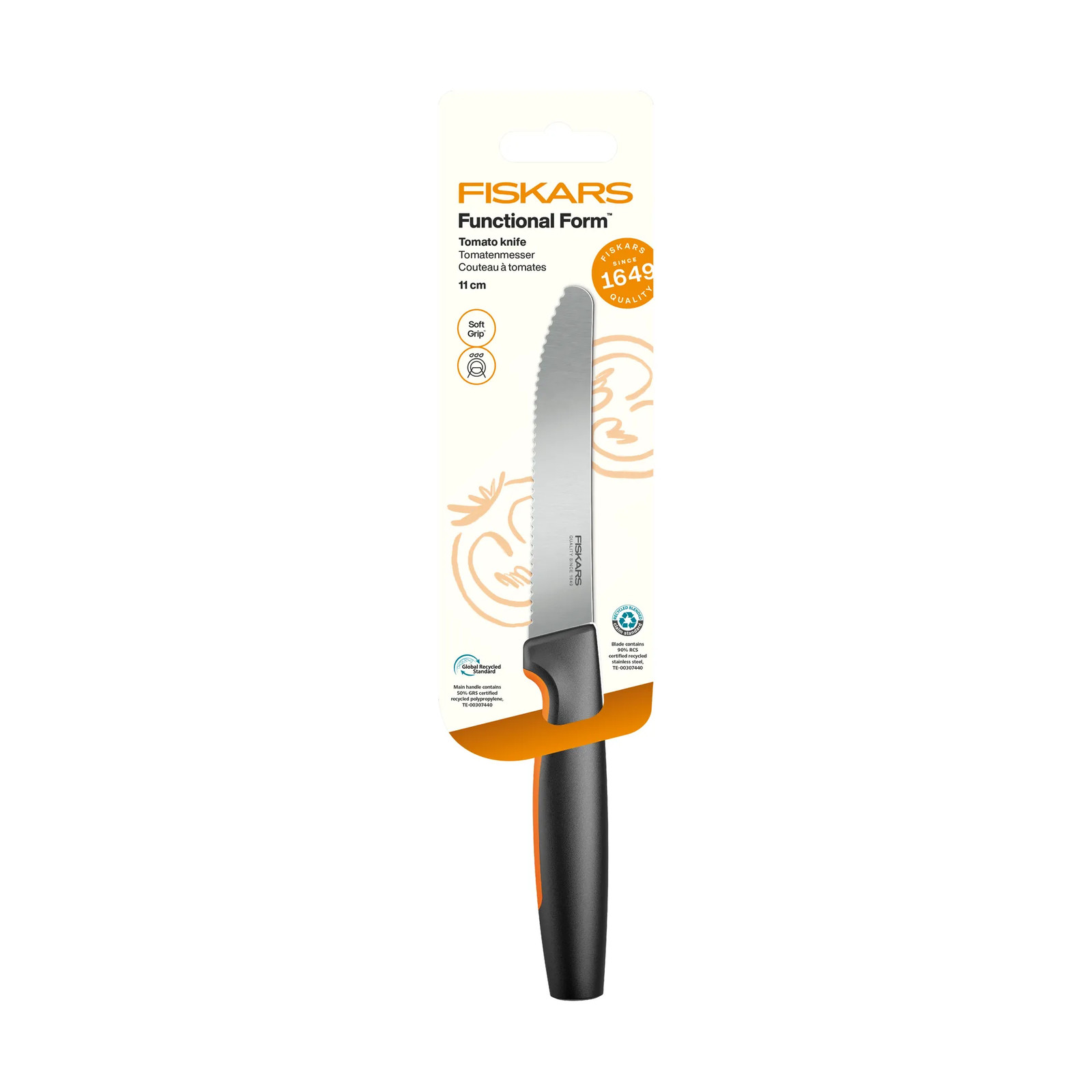Fiskars Functional Form tomatenmes van roestvrij staal