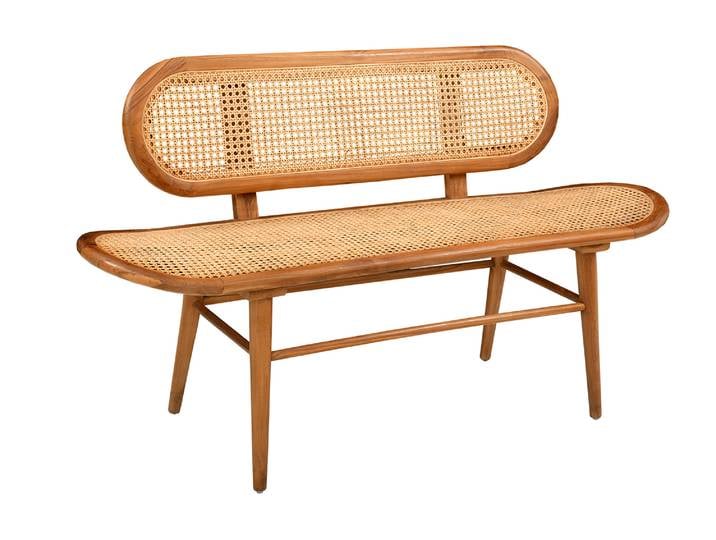 SIT Möbel RATTAN Bank, groß Rattan/Teak natur