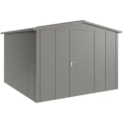 Hörmann Metall-Gerätehaus "Juno" mit Satteldach, JSD14 - Design, 310 x 310 cm (B x T),graualuminium,