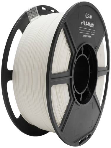 ESUN 2706205 Filament PLA Matt 1.75mm 1kg Weiß (matt)
