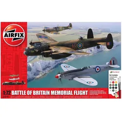 Airfix Bausatz Set Avro Lancaster B & 2 Spitfire 1:72