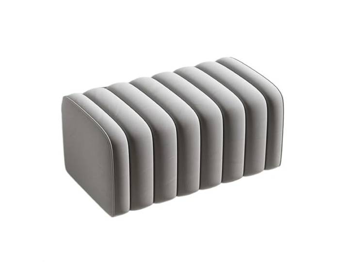 Vfs8dQ5kt Schlafzimmerbank Schuhputzhocker, Hauseingangsbank, einfache Wohnzimmer-Kleiderbank(Grigio,60cm)