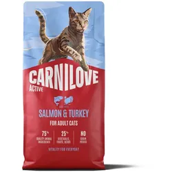 Carnilove Active Cat Lachs & Pute für ausgewachsene Katzen 6kg