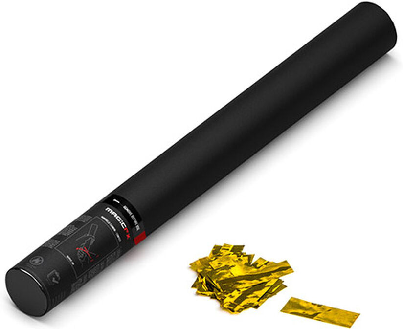 MagicFX Magic Fx Handbetriebene Konfettikanone 50cm - Gold Metallic