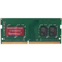 Synology D4NESO-2666-4G (1 x 4GB, 2666 MHz, DDR4-RAM, SO-DIMM), RAM, Schwarz, Gold, Grün