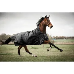 CATAGO Outdoordecke Justin für Pferde, 0g - schwarz - 135 cm