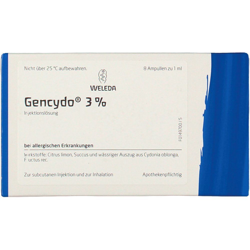 Gencydo 3% Injektionslösung 8x1 ml