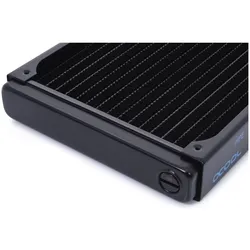 Alphacool NexXxoS HPE-30 Radiator 140mm (140 mm), Wasserkühlung Radiator, Schwarz