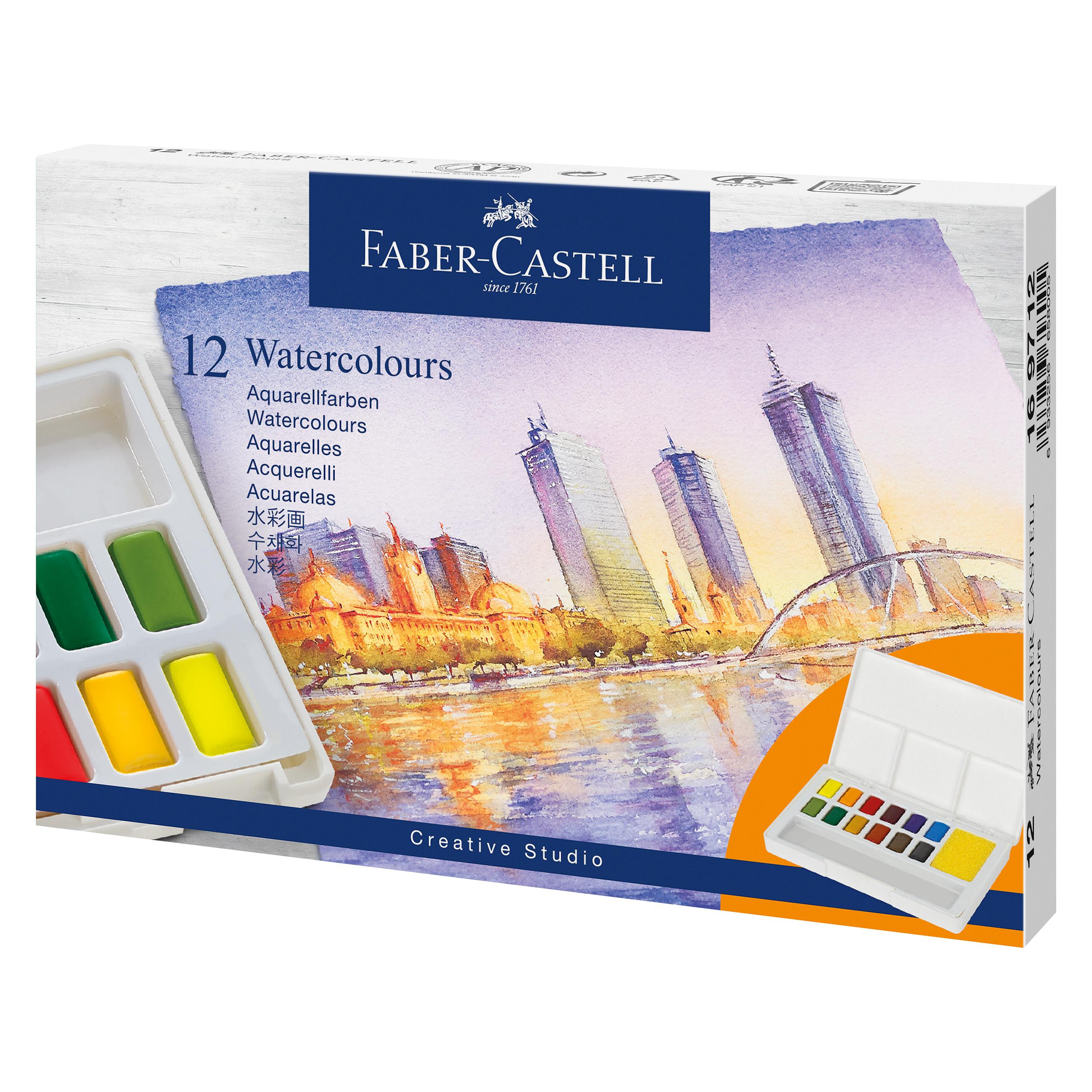 Faber-Castell Aquarellfarben Creative Studio (12 ml) (169712)