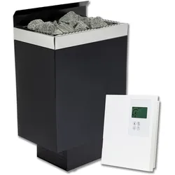 Infraworld Finnischer Saunaofen Sparta Wall Set inkl. Steuerung Saunacontrol A 8 kW