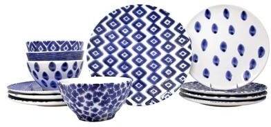 viva by VIETRI Santorini Assorted 12-Piece Place Setting
