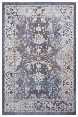 Klair Living PAYAS Collection Blue / Traditional Non-Shedding Area Rug