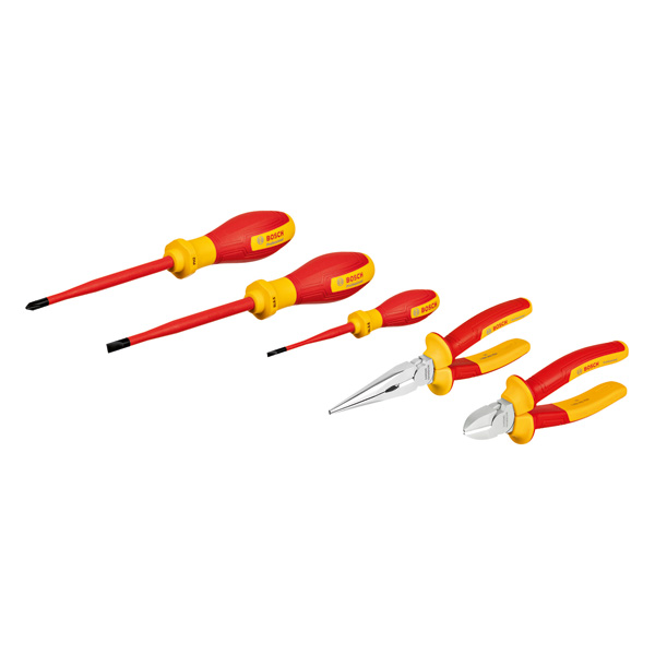 Bosch Combo Kit VDE-Werkzeug-Set gemischt, 5-tlg. 1600A02NG2