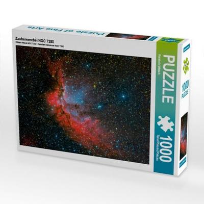 CALVENDO Puzzle Zauberernebel NGC 7380 | 1000 Teile Lege-Größe 64 × 48 cm Foto-Puzzle für glückliche Stunden