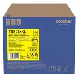 Brother, Toner, TN-821XXLY Ultra High Yield Toner Cartridge for EC Prints (Y)