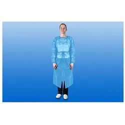 NOBA Einweg-Vliesstoffkittel universal blau 10 Stück 10 St