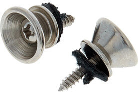 Harley Benton Strap Knob Set Chrome