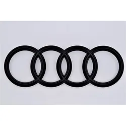 Original Audi Ringe Front schwarz